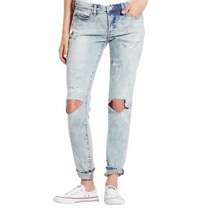 Blank NYC Skinny Classique Acid Wash Low Rise Jeans Size 27